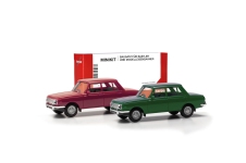 Herpa 013918-002 - H0 - Wartburg 353 66 - karminrot/atlantikgrün (2 Stück)